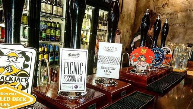 This South London watering hole offers punters the chance to keep warm outside while their fire pits blaze, more than a dozen craft beers on tap and the option of taking their own vinyl on Sunday nights to be played. Sounds good? We think so.watsonstelegraph.pub